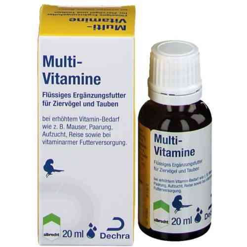 Medikamente und Vitamine für Tauben