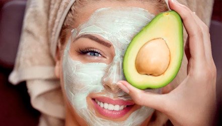 Avocado in der Kosmetik, Gesichtsmaske