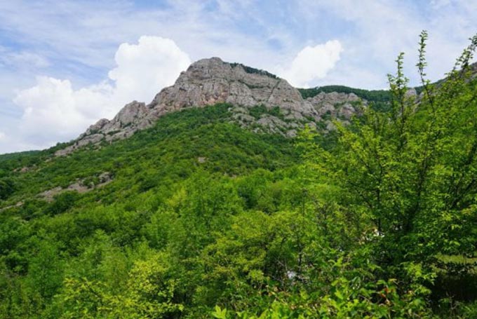 Berge auf der Krim