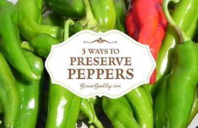 How to save frozen peppers