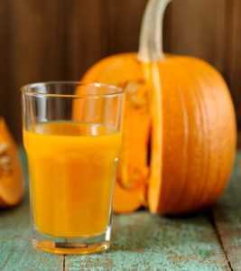 Useful properties of pumpkin juice