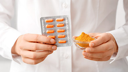 Turmeric tablets and powder