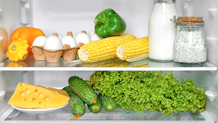 Corn in the fridge