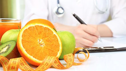 Orange in dietetics
