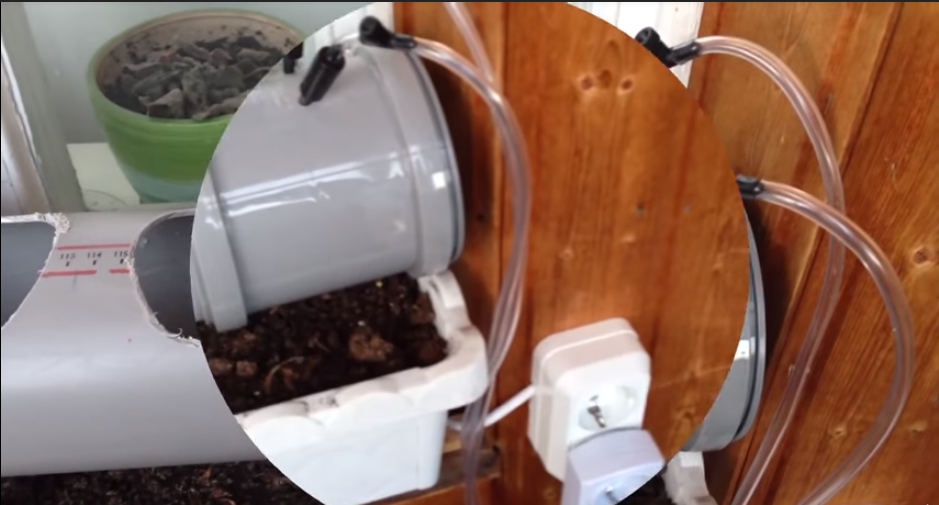 How to assemble a hydroponics system from pipes by yourself?