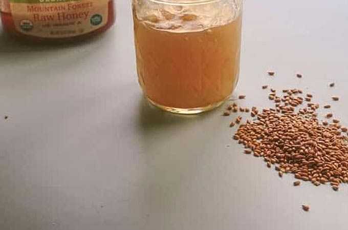 How flax seed is used with natural honey