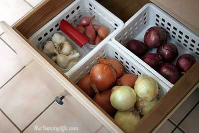Cómo almacenar cebollas en casa