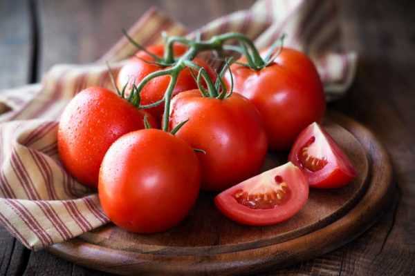 Variedades de tomates sin forma.