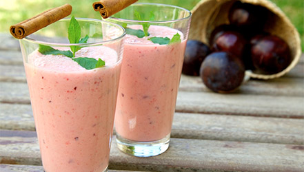 Smoothie με δαμάσκηνο