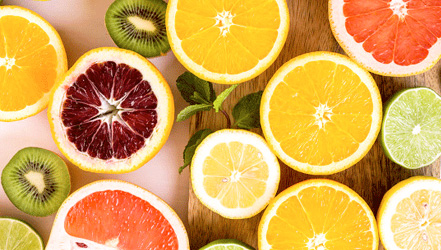 Vícebarevné citrusy
