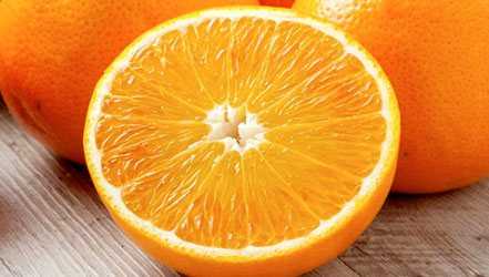 Orange fruktkött