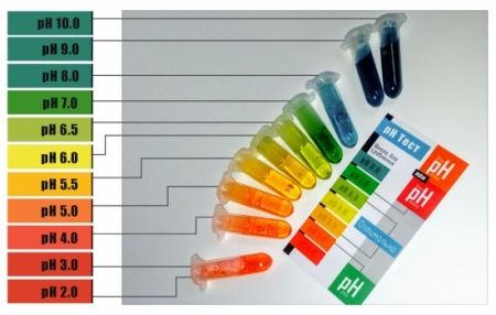 vloeibare pH-test