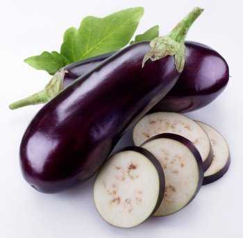 Long purple eggplant –