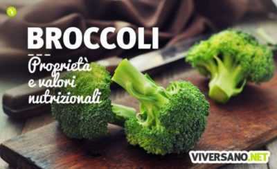 Proprietà utili di broccoli
