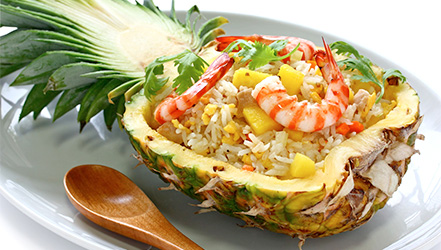 Insalata dietetica di ananas