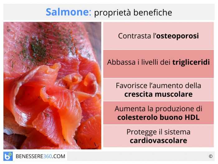 Salmone rosa, Calorie, benefici e rischi, Proprietà utili