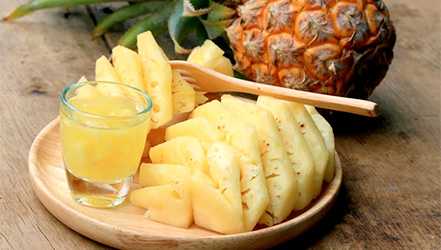 Voordelen, eigenschappen, calorische inhoud, nuttige eigenschappen en schade van ananas -