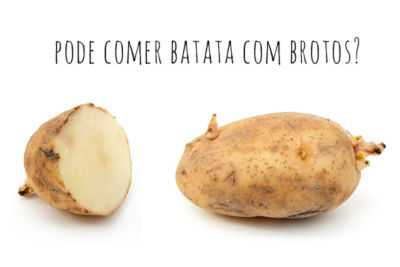 Como usar batatas germinadas