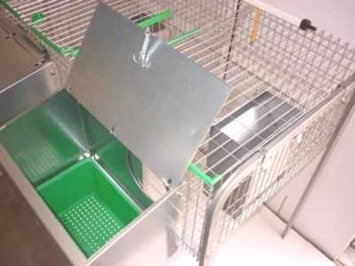 Dispositivo industrial para gaiolas de coelhos