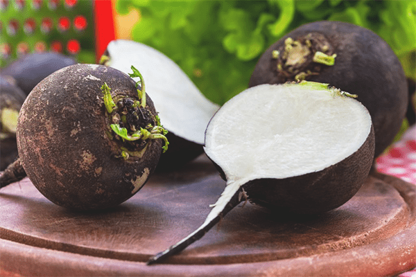 Củ cải đen, Calo, lợi ích và tác hại, Đặc tính hữu ích –