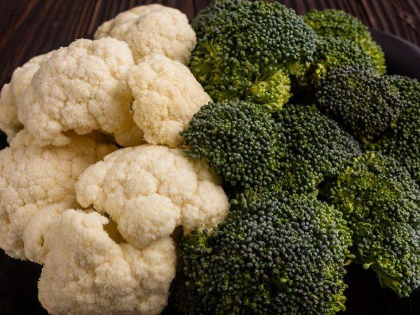 Diferențele dintre broccoli și conopidă