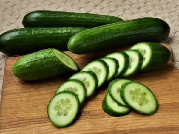 Komkommers zijn geschikt voor dieetvoeding
